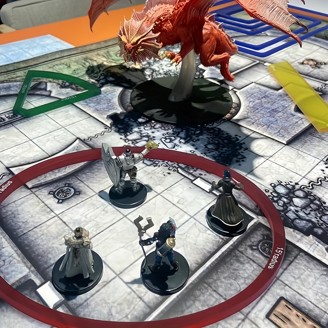 15pcs Area of Effect Spell Templates for DND